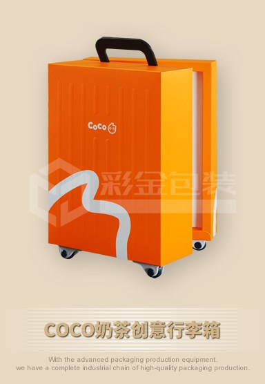 COCO奶茶創意行李箱